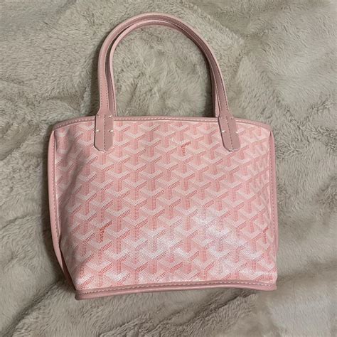 pink goyard mini|goyard small bag.